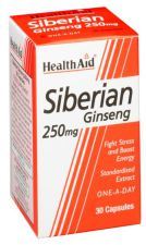 Ginseng Siberiano Extracto de Raíz 250 mg 30 Cápsulas