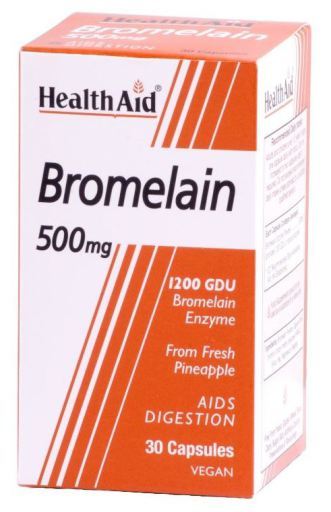 Bromelina Enzimas Proteolíticas 30 Cápsulas