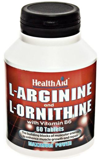 L-Arginina y L-Ornitina 60 Cápsulas